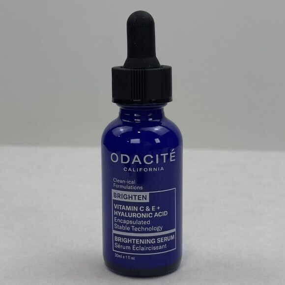 Odacité Brightening Serum Vitamin C & E Hyaluronic Acid Anti-Aging 30ml Vegan - Picture 3 of 9